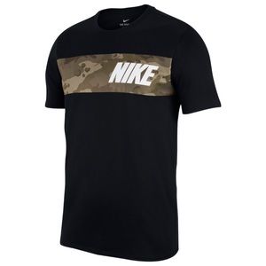 NIKE CAMO DRI FIT TEE⚫️🟢